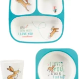schattig kinder servies van Hazeltje. leuk om cadeau te geven